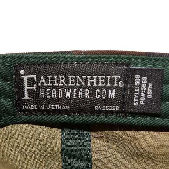 Björk Vintage Camo Embroidered Hat By Copycat Video Press - Picture 4 of 4